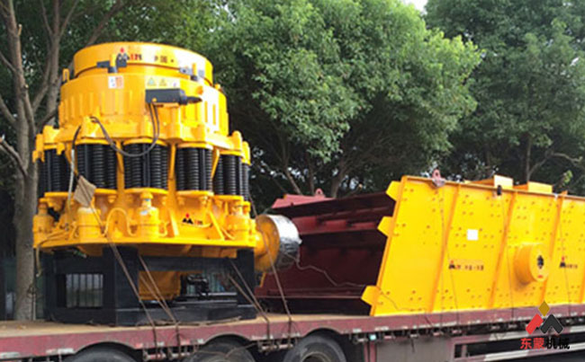 东蒙重工：河南河卵石石料生产线发货